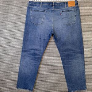 Levi's Blue Denim Jeans Men's 46x32 Premium Rivet Straight Fit